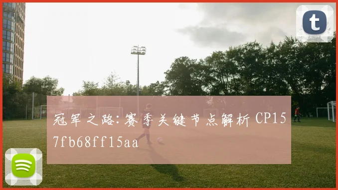 冠军之路:赛季关键节点解析 CP157fb68ff15aa